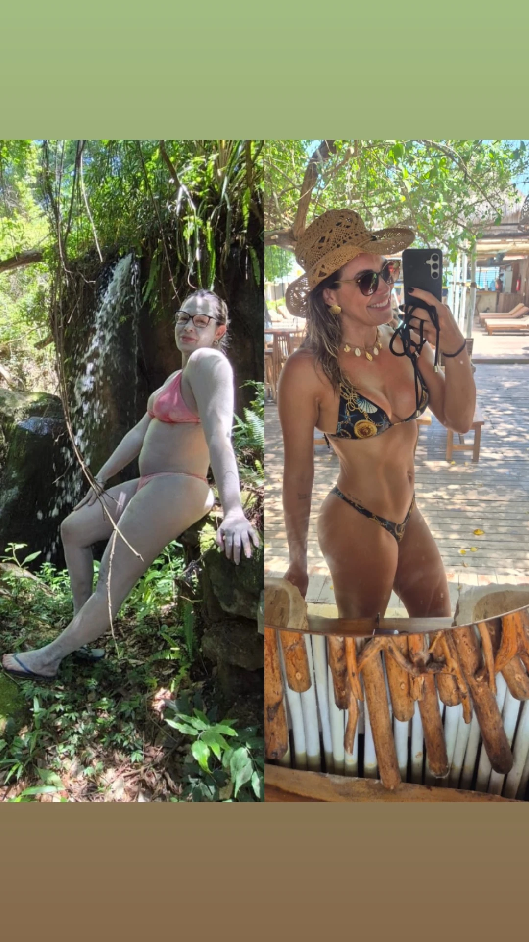 Antes e depois de aluna da Consultoria SempreMagra 2