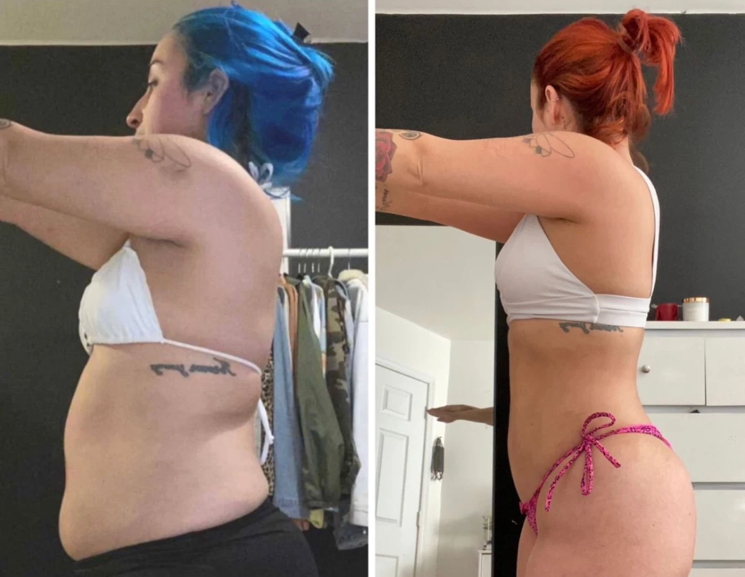 Antes e depois de aluna da Consultoria SempreMagra 4
